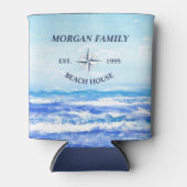 Rafraîchisseur Pour Canette Ondes d'aquarelle (Devant)