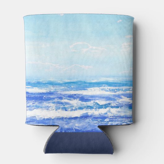 Rafraîchisseur Pour Canette Ondes d'aquarelle (Dos)