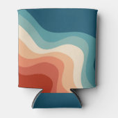 Rafraîchisseur Pour Canette Ondes de style rétro (Devant)