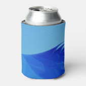 Rafraîchisseur Pour Canette Ondes stylisées en blues Peut refroidir (Can devant)