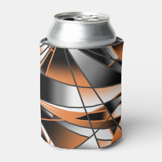 Rafraîchisseur Pour Canette Orange dégradé couleur remplissage conception méca (Can devant)