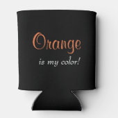 Rafraîchisseur Pour Canette Orange Noir (Dos)