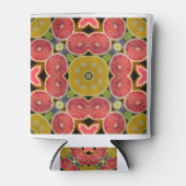 Rafraîchisseur Pour Canette Orange Psychédélique Arts - Pamplemousse - Arbre à (Devant)