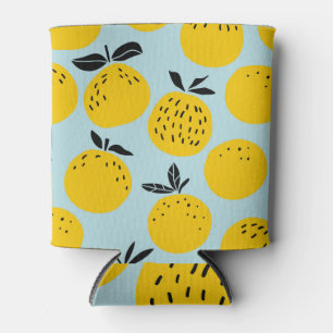 Rafraîchisseur Pour Canette Oranges Été : Motif Vintage fruité