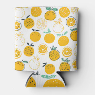Rafraîchisseur Pour Canette Oranges vintages Fruits Illustration transparente