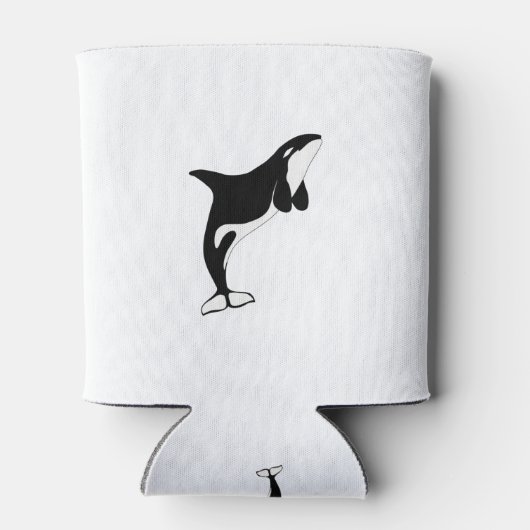Rafraîchisseur Pour Canette Orca - Baleine tueuse - Océan - Animaux marins (Dos)
