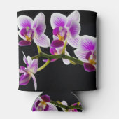 Rafraîchisseur Pour Canette Orchidée blanche et violette (Dos)