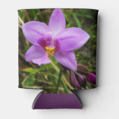 Rafraîchisseur Pour Canette Orchidée sauvage violette Fleur tropicale (Devant)