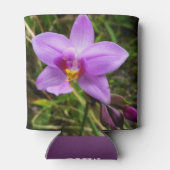 Rafraîchisseur Pour Canette Orchidée sauvage violette Fleur tropicale (Dos)