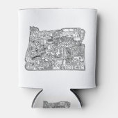 Rafraîchisseur Pour Canette Oregon Doodle (Devant)