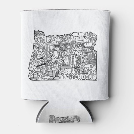 Rafraîchisseur Pour Canette Oregon Doodle (Devant)