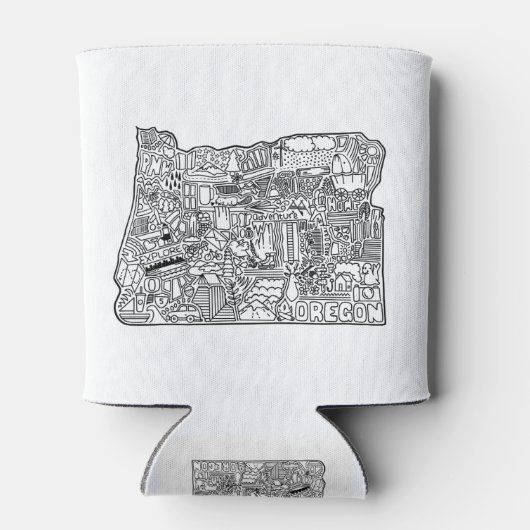 Rafraîchisseur Pour Canette Oregon Doodle (Dos)