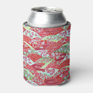 Rafraîchisseur Pour Canette Origami Floral Japonais Washi Yuzen Can Cooler