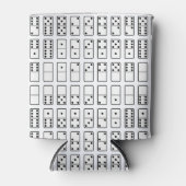 Rafraîchisseur Pour Canette Original black and white domino (Devant)