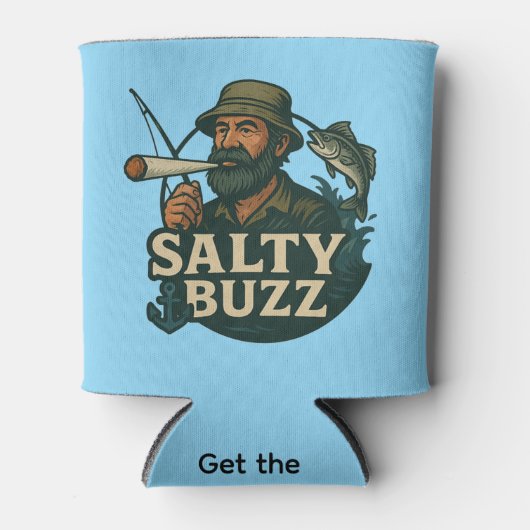 Rafraîchisseur Pour Canette Original Salty Buzz Can Cooler (Devant)