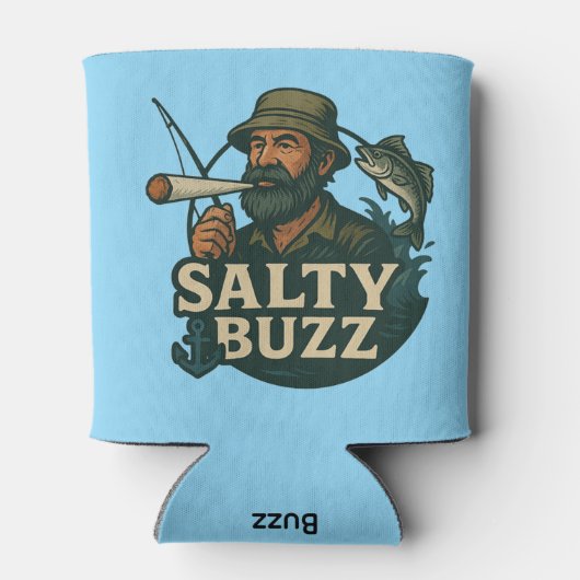 Rafraîchisseur Pour Canette Original Salty Buzz Can Cooler (Dos)