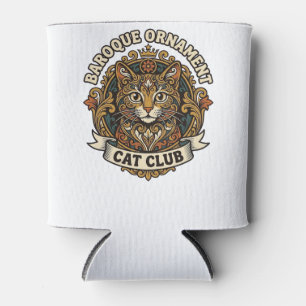 Rafraîchisseur Pour Canette Ornement baroque Chat Cadeau amateur de chat - Orn