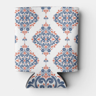 Rafraîchisseur Pour Canette Ornement bleu orange : Vintage sans fil