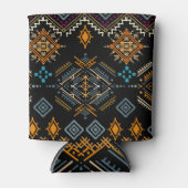 Rafraîchisseur Pour Canette Ornement ethnique Boho Motif sans couture (Devant)