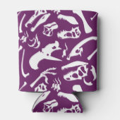 Rafraîchisseur Pour Canette Os Dinosaures (Violet) (Dos)