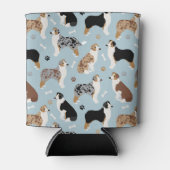 Rafraîchisseur Pour Canette Os et pattes des bergers australiens (Devant)