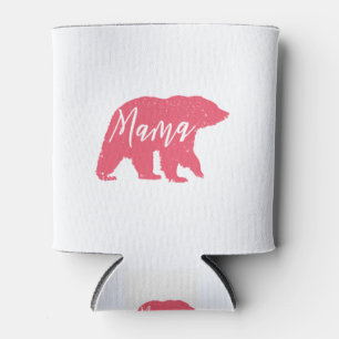 Rafraîchisseur Pour Canette Ours de maman rose