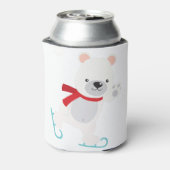 Rafraîchisseur Pour Canette Ours d'hiver du patinage sur glace (Can Dos)