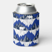 Rafraîchisseur Pour Canette Ours polaire sur Iceberg Motif sans couture. (Can Dos)