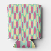 Rafraîchisseur Pour Canette Ovales jaune et rose (Dos)