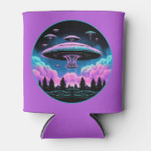 Rafraîchisseur Pour Canette OVNI Aliens Invasion esthétique (Devant)