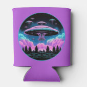 Rafraîchisseur Pour Canette OVNI Aliens Invasion esthétique (Dos)