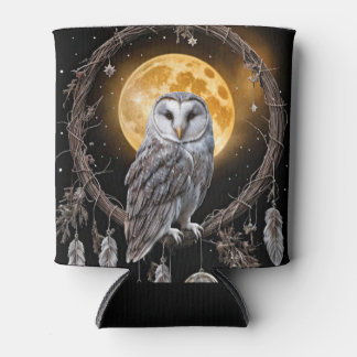 Rafraîchisseur Pour Canette Owl Dreamcatcher Boho with Moon