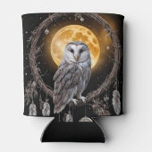 Rafraîchisseur Pour Canette Owl Dreamcatcher Boho with Moon (Dos)