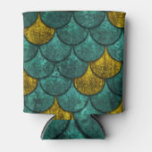 Rafraîchisseur Pour Canette Oxyde Métallique : Texture des échelles de poisson (Devant)