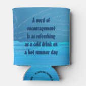 Rafraîchisseur Pour Canette Pablo le pingouin, avec citation peut refroidir (Dos)