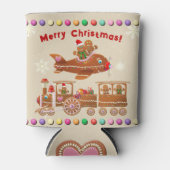 Rafraîchisseur Pour Canette Pain D'Argent Xmas Train Et Avion (Devant)