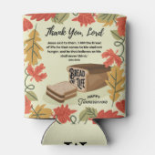 Rafraîchisseur Pour Canette PAIN DE bon thanksgiving DE VIE Monogramme (Dos)