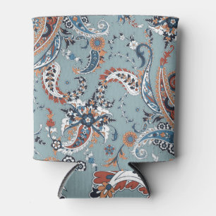 Rafraîchisseur Pour Canette Paisley indien tendance : arrière - plan sans cout