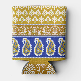 Rafraîchisseur Pour Canette Paisley indien traditionnel, frontière transparent