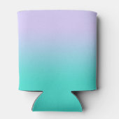 Rafraîchisseur Pour Canette Pale Lavender Turquoise Ombre 12e anniversaire (Dos)