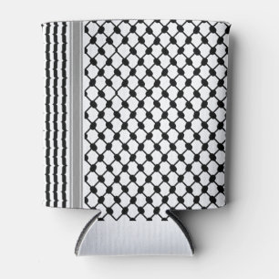Rafraîchisseur Pour Canette Palestinienne Hatta Keffiyeh Kufiya Folk (2 Motifs