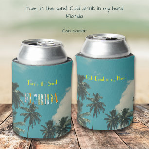 Rafraîchisseur Pour Canette Palm Tree Florida Beach House