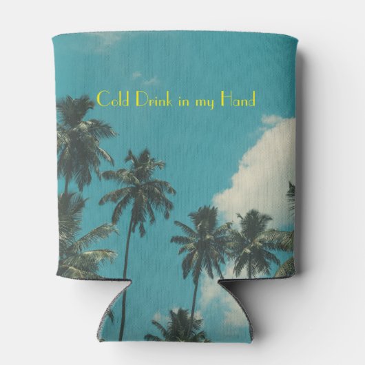 Rafraîchisseur Pour Canette Palm Tree Florida Beach House (Dos)