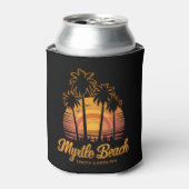 Rafraîchisseur Pour Canette Palm Tree Sunset sud Carolina Myrtle Beach (Can devant)