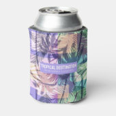 Rafraîchisseur Pour Canette Palm Trees Motif texte personnalisé (Can Dos)
