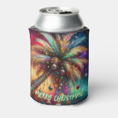 Rafraîchisseur Pour Canette Palmier de Noël Whimsical Tropical Beach Vivid (Can Dos)