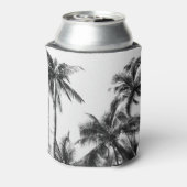 Rafraîchisseur Pour Canette Palmier Feuille Noir Blanc (Can Dos)