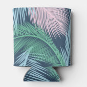 Rafraîchisseur Pour Canette Palmier tropical fleuri et moderne sur mesure moti (Dos)