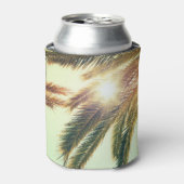 Rafraîchisseur Pour Canette Palmiers, Ciel Toné Vintage. (Can devant)