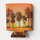 Rafraîchisseur Pour Canette Palmiers couchés de soleil Sri Lanka (Dos)